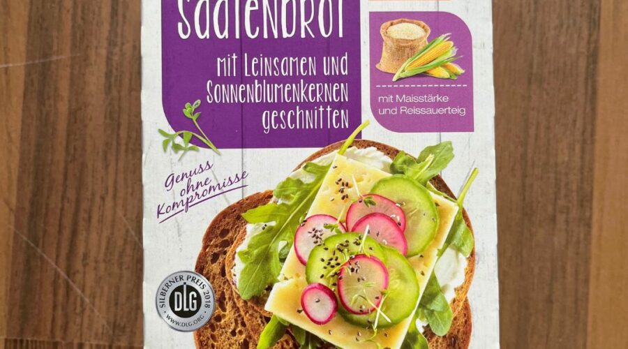 Gluten-free bread "Saatenbrot" from Edeka