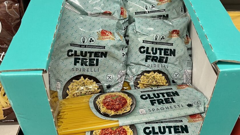 Gluten-free pasta from Netto