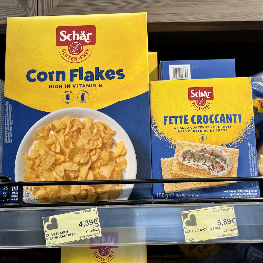 Cornflakes glutenfrei in Montenegro