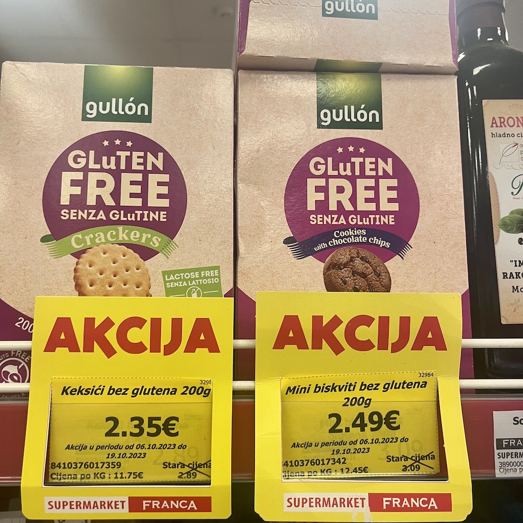 Glutenfreie Chocolate Chip Cookies im Angebot bei Franca