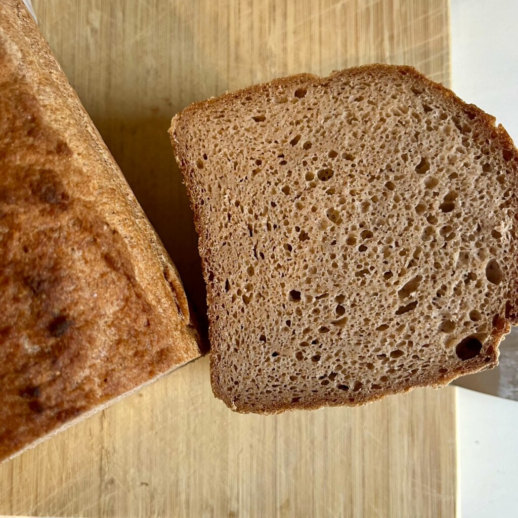 Glutenfreies Sauerteig Sandwich Loaf von der glutenfreien Bäckerin Oshione in Berlin