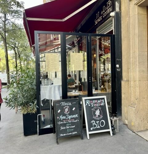 Tasca, das Restaurant um glutenfrei in Paris zu schlemmen.