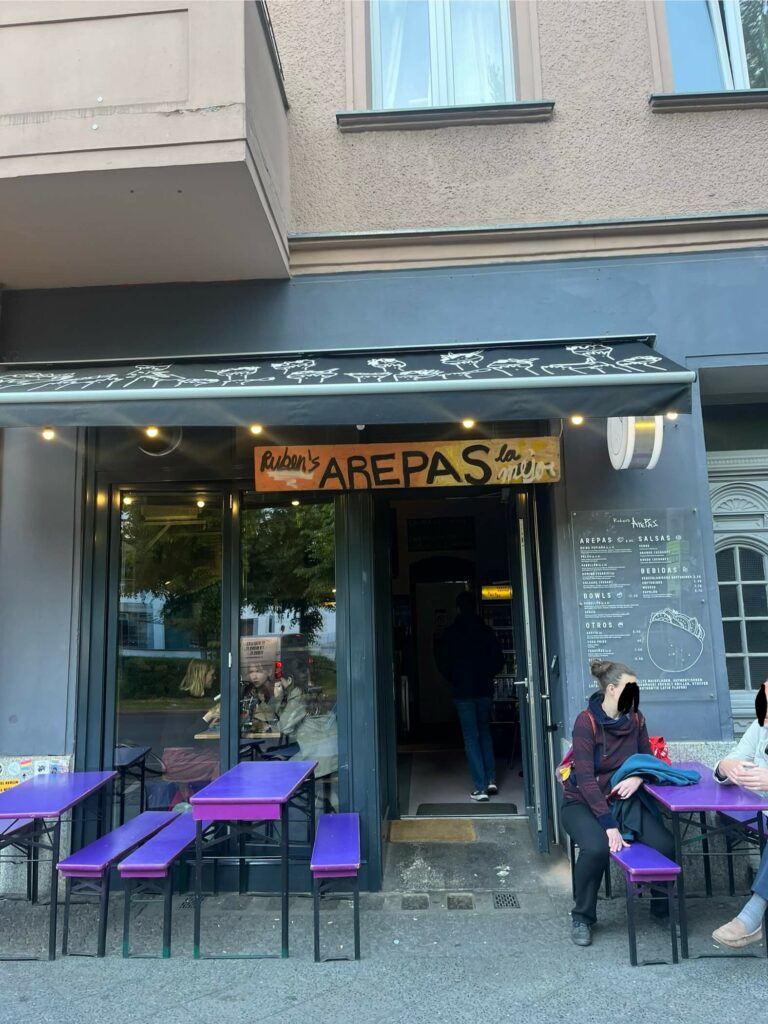 Glutenfreie Arepas und in Berlin bei Ruben's Arepas in FHain.