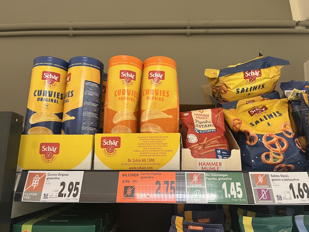 Schär Produkte in glutenfrei bei Kaufland: Chips und Salzstangen