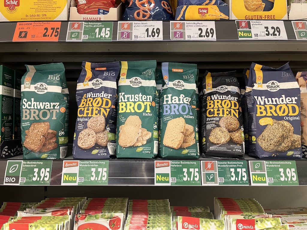 Glutenfrei bei Kaufland Brotbackmischungen von Bauck Mühle kaufen
