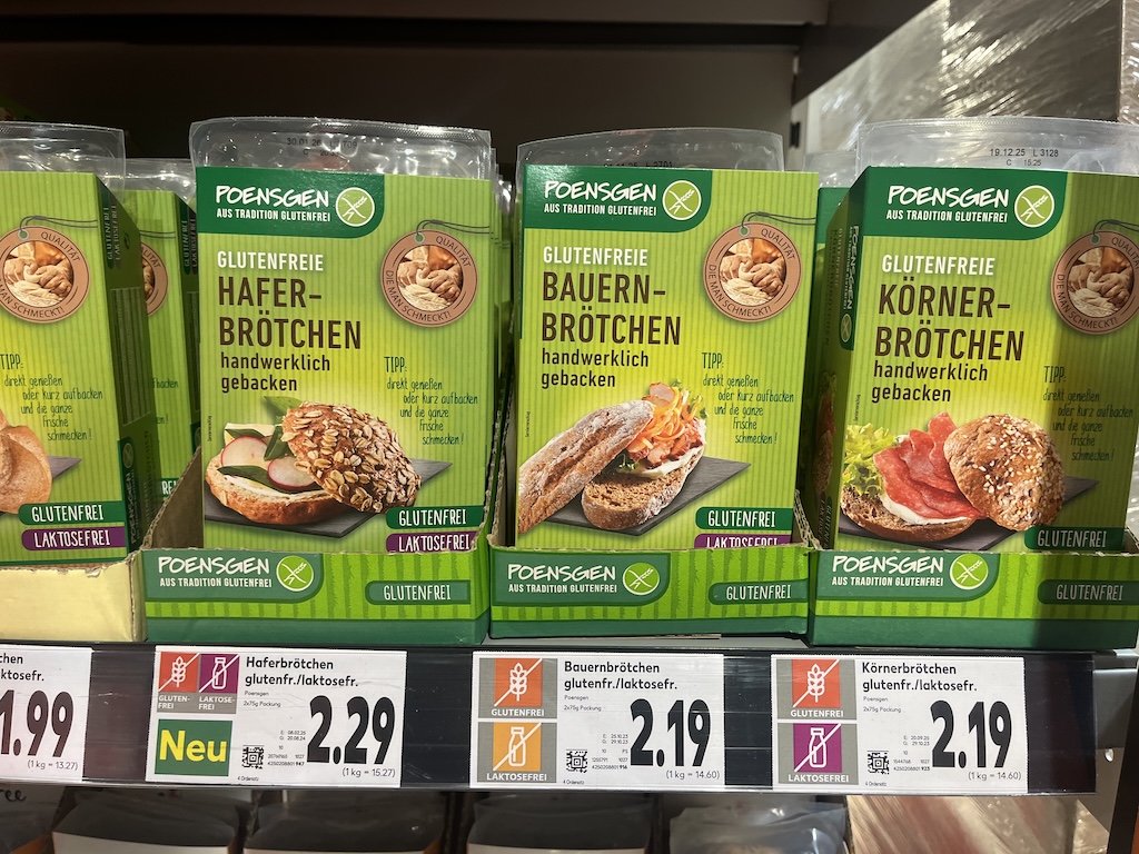 Glutenfrei bei Kaufland: Brötchen von Poensgen