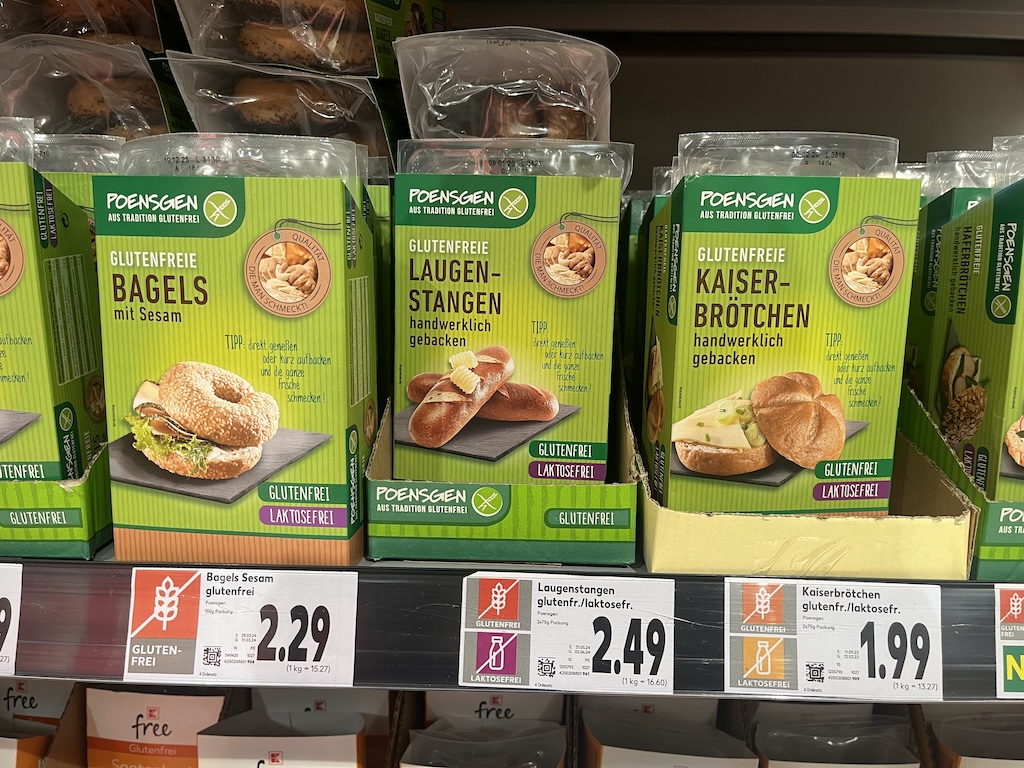 Glutenfrei bei Kaufland: Brötchen von Poensgen